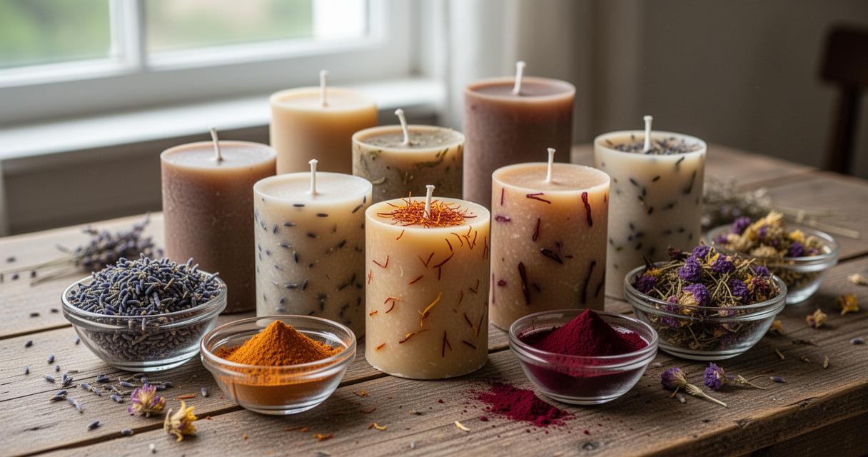 Comment Colorer Naturellement vos Bougies : Astuces pour une Maison Écologique et Respectueuse de l&rsquo;Environnement